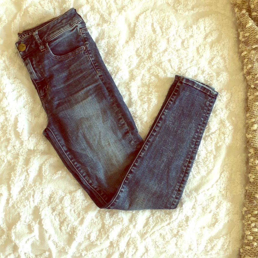 Perfect Faded Wash AE High Rise Jegging!